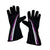 Racechick SFI Rated Black and Purple Racing Gloves for Youth Girls