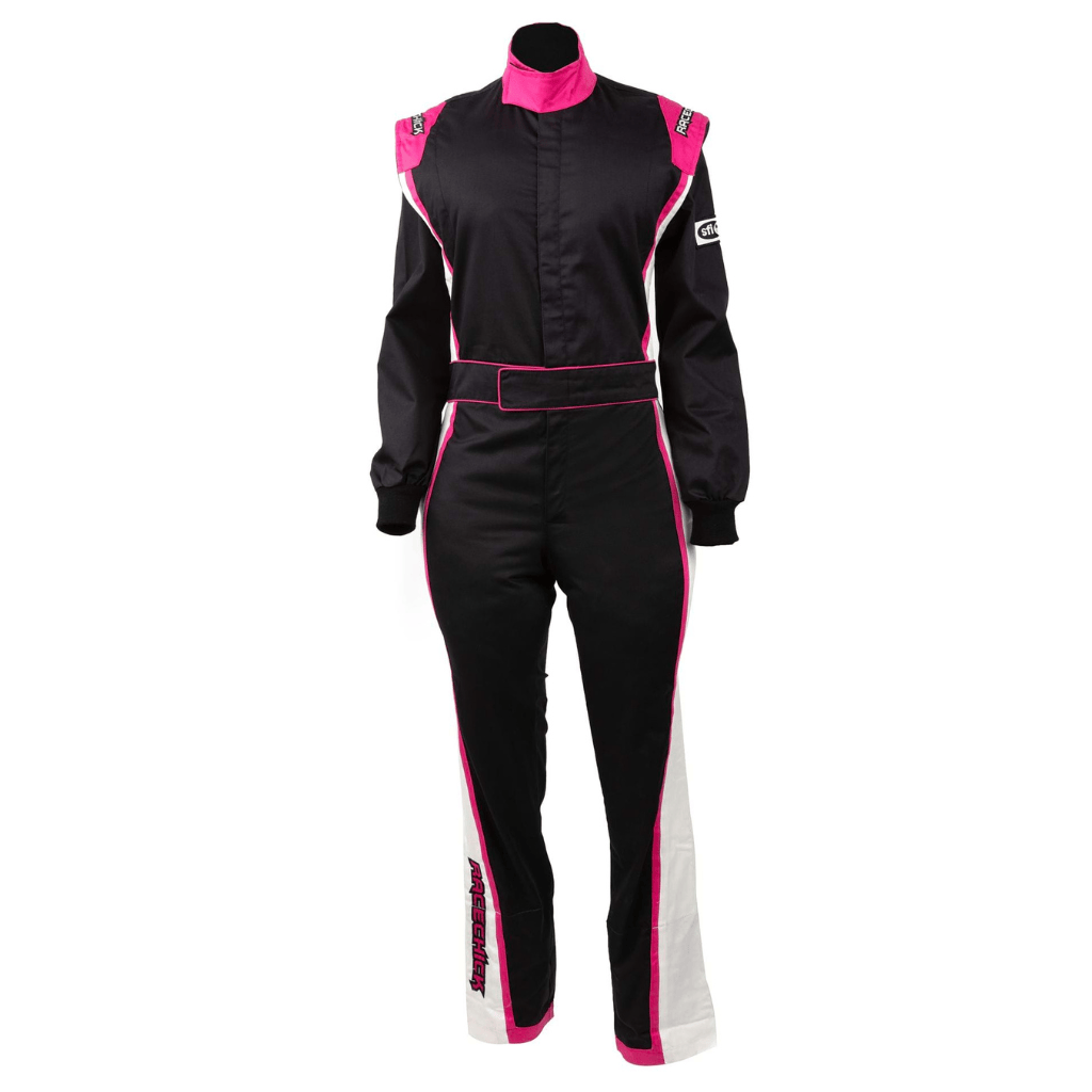 Racechick - FIERCE Women&#39;s Auto Racing Suit SFI 3.2A/1 (Black/Pink)
